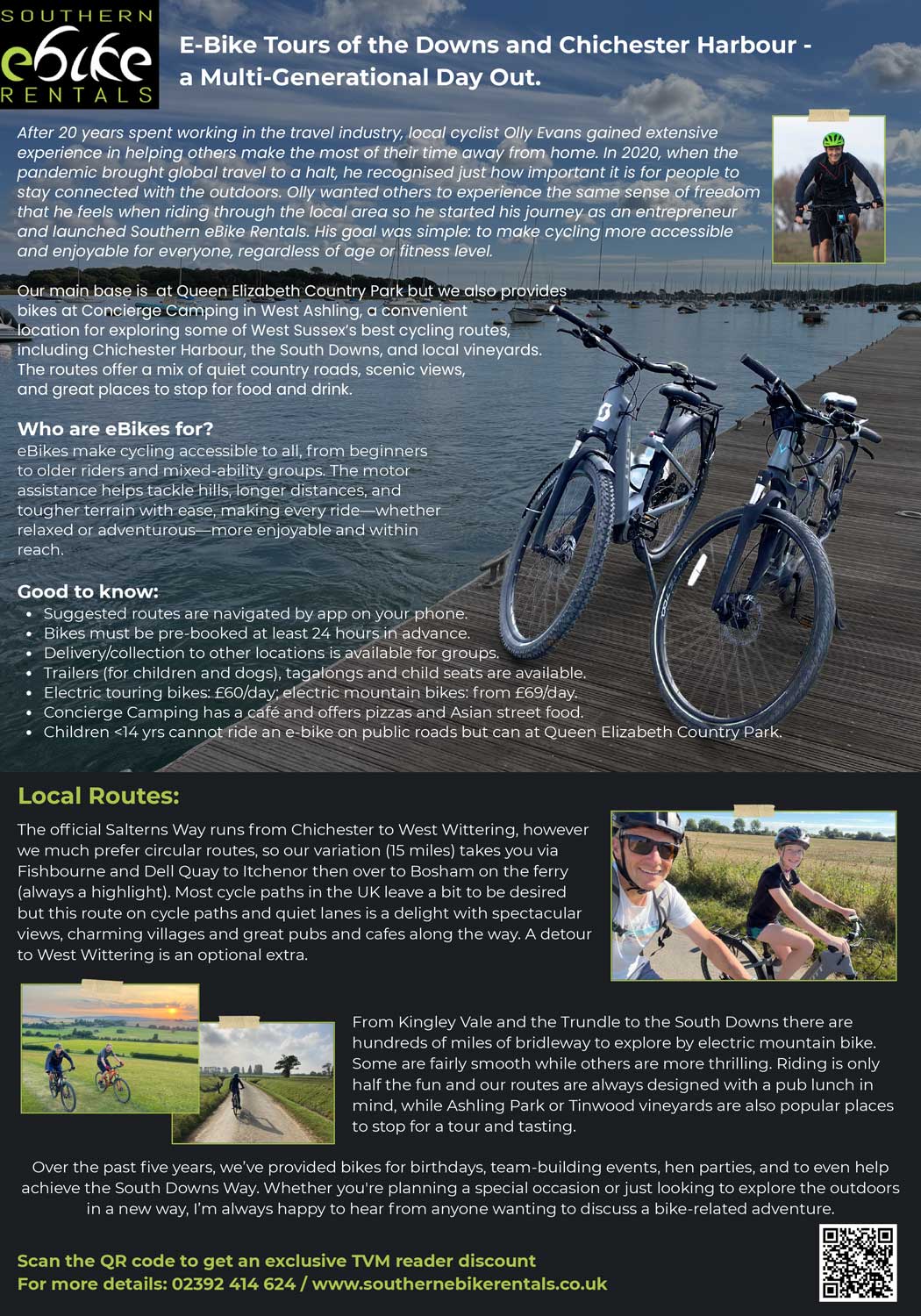 an image of a recent magazine feature in the village magazine emsworth
