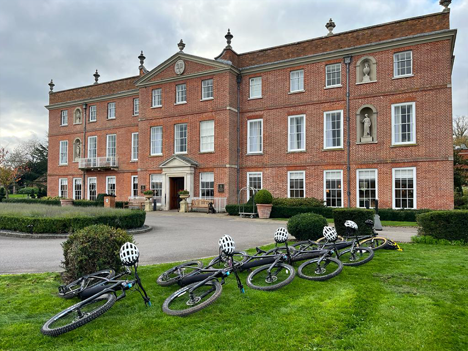 eBikes outside the Four Seasons Hampshire